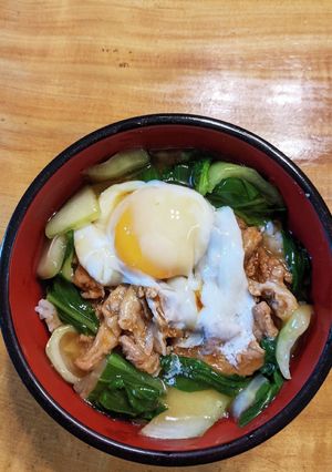 適当 豚コマ丼 ソース味-レシピのメイン写真