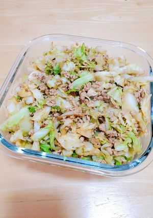 作り置き☆キャベツと鶏ひき肉の炒めもの-レシピのメイン写真