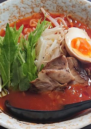 ピリ辛トマトラーメン-レシピのメイン写真