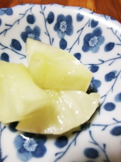 ヤーコン辛子漬け-レシピのメイン写真
