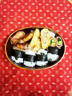 わかめおにぎり弁当-レシピのメイン写真