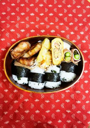 わかめおにぎり弁当-レシピのメイン写真