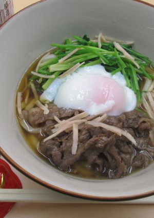 芹たっぷりの肉うどん-レシピのメイン写真