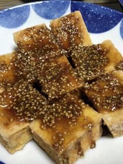 厚揚げのごまだれがけ-レシピのメイン写真
