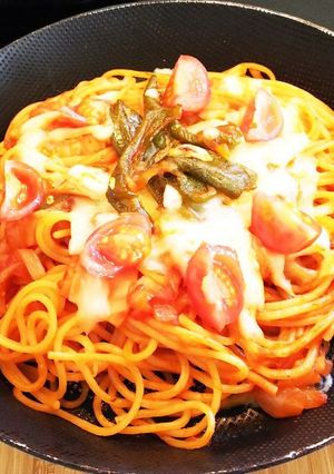 焼きチーズナポリタン-レシピのメイン写真