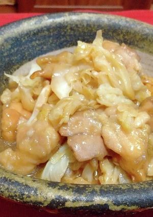 鶏肉とキャベツのぽん酢蒸し焼き-レシピのメイン写真