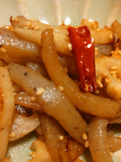 レンコンとこんにゃくの炒め煮-レシピのメイン写真