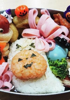 ハロウィンお弁当-レシピのメイン写真