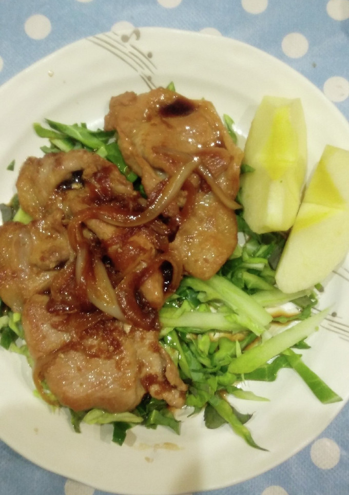 定食屋さん風　豚の生姜焼き-レシピのメイン写真