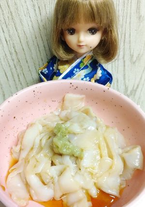 リカちゃん♡ほたてのひも涙あえ☂(山葵)-レシピのメイン写真
