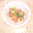 ミニトマトとブロッコリーのバターソテー