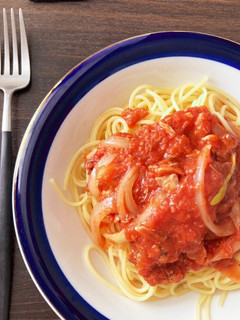 さば缶トマトパスタ-レシピのメイン写真