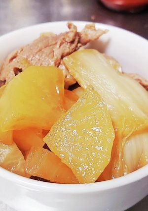 【初心者向け】野菜と豚肉の煮物-レシピのメイン写真