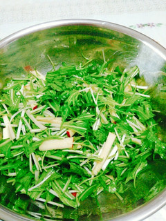 私の水菜とりんごのサラダ-レシピのメイン写真