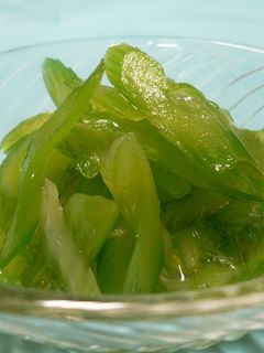 色鮮やか~♪セロリの酢の物-レシピのメイン写真