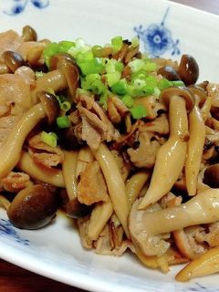 豚肉としめじのぽん酢炒め-レシピのメイン写真