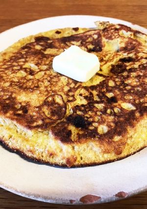 バナナたっぷりパンケーキ-レシピのメイン写真