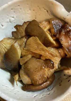 アワビ茸のバター醤油焼き-レシピのメイン写真