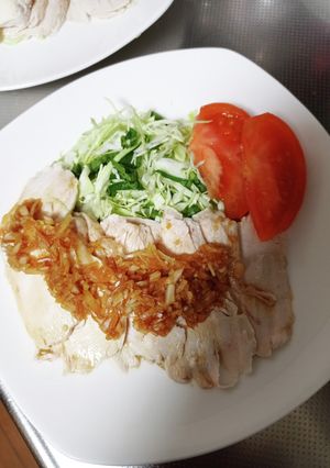 鶏むね肉の酒蒸し-レシピのメイン写真