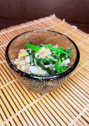 ほうれん草のなめ茸あえ-レシピのメイン写真