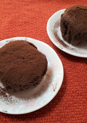 ノンオイル！しっとりふわふわチョコスフレ-レシピのメイン写真