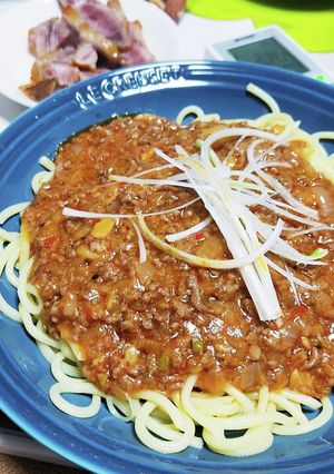 ジャージャー麺風まぜそば-レシピのメイン写真