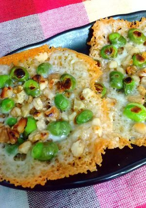 枝豆とクルミのパリパリチーズ-レシピのメイン写真