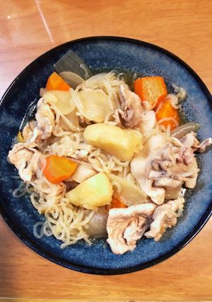 ゆずジャム入れて肉じゃが！-レシピのメイン写真