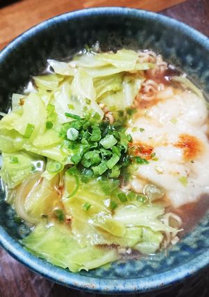 餅とキャベツの醤油ラーメン-レシピのメイン写真