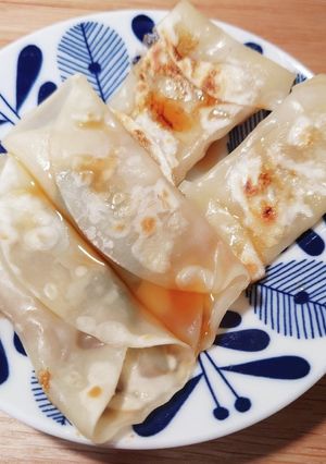 簡単&少量ok！豚と青葉&豚とチーズ餃子-レシピのメイン写真