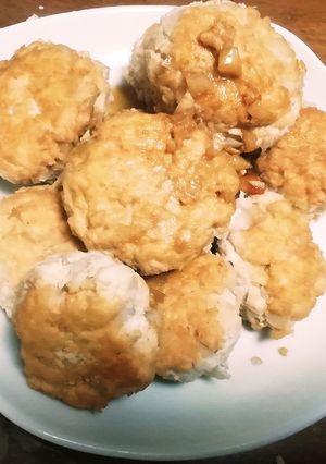 ダイエット向け♡照り焼き蓮根つくね-レシピのメイン写真