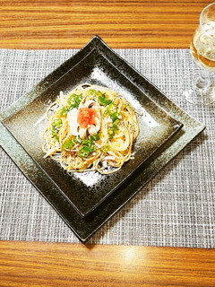 ヨウサマの減塩明太子サラダスパ-レシピのメイン写真