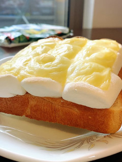 悪魔的…マシュマロチーズトースト!-レシピのメイン写真