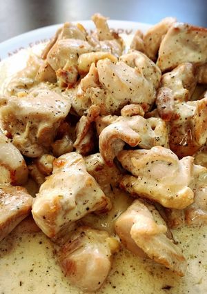 簡単☆鶏肉の生クリーム煮-レシピのメイン写真