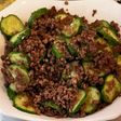 よしこのきゅうりと牛肉の炒め物