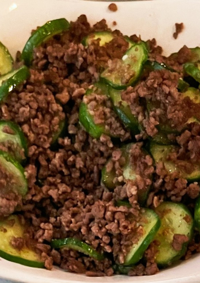 よしこのきゅうりと牛肉の炒め物-レシピのメイン写真