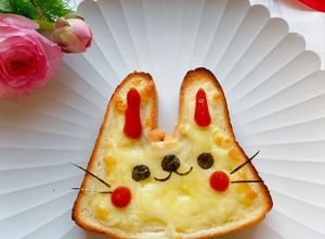 簡単うさぎの冷凍トースト♡子どもの日にも-レシピのメイン写真