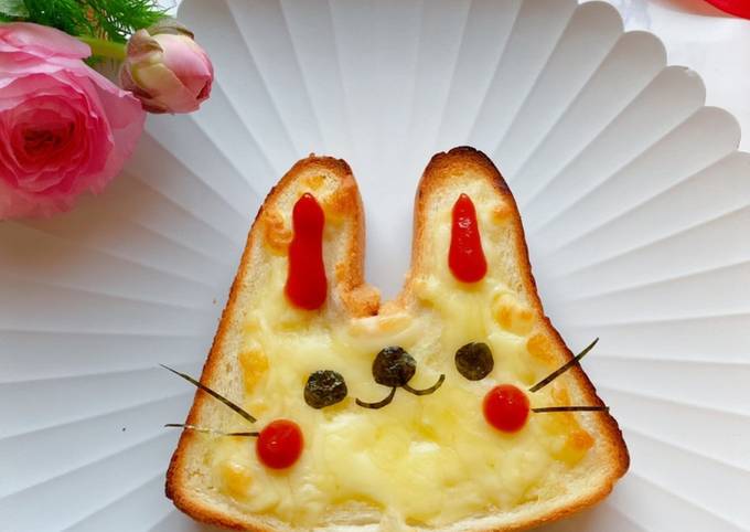 簡単うさぎの冷凍トースト♡子どもの日にも by よっち 【クックパッド 