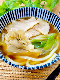 【めんつゆで】❀舞茸と豚バラ肉うどん❀-レシピのメイン写真
