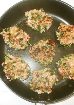 ミネラルいかハンバーグ♪簡単漢方食養生-レシピのメイン写真