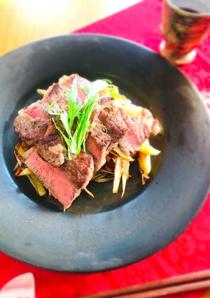 ごぼうとじゃがいもの病みつきステーキ-レシピのメイン写真