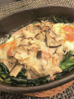 鮭のキノコクリームグラタン-レシピのメイン写真