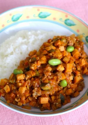 今日も元気、ドライカレー-レシピのメイン写真
