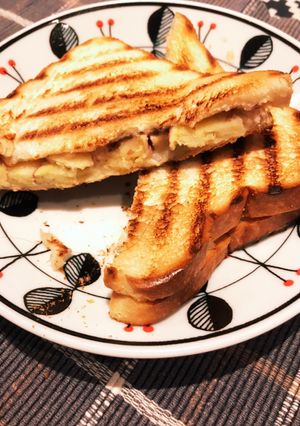 あんことさつまいものすぐ出来ホットサンド-レシピのメイン写真