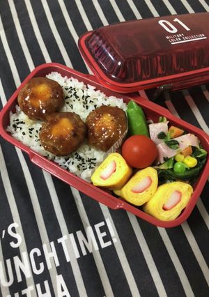 男子中学生弁当2/14牛カルビマヨ弁当-レシピのメイン写真