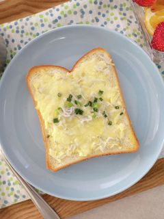 しらすマヨチーズの冷凍作りおきトースト-レシピのメイン写真