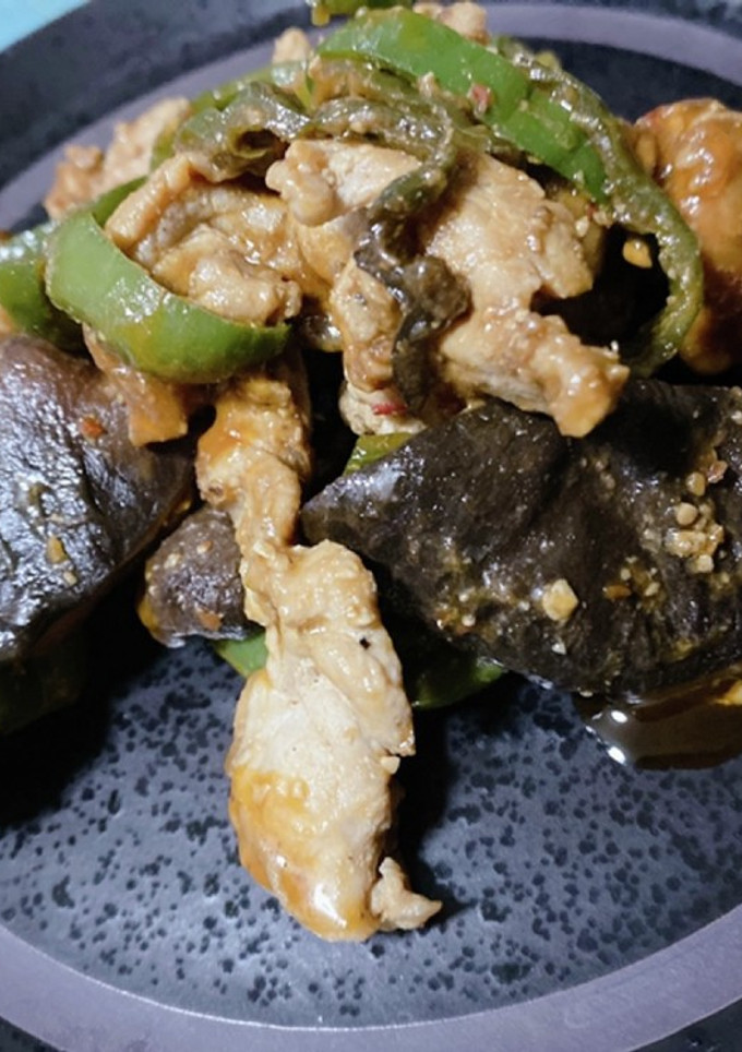 豚肉と椎茸の甘辛味噌炒め-レシピのメイン写真