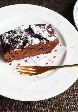 豆腐で チョコレート ブラウニー-レシピのメイン写真