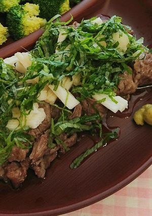 和風さっぱり味の牛肉ミルフィーユ-レシピのメイン写真