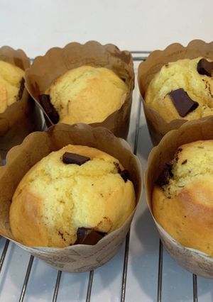 乳不使用♪おやつインで簡単カップケーキ-レシピのメイン写真